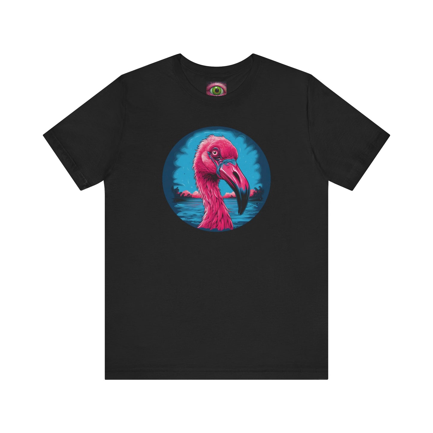 Crazy Flamingo Unisex Jersey Tee