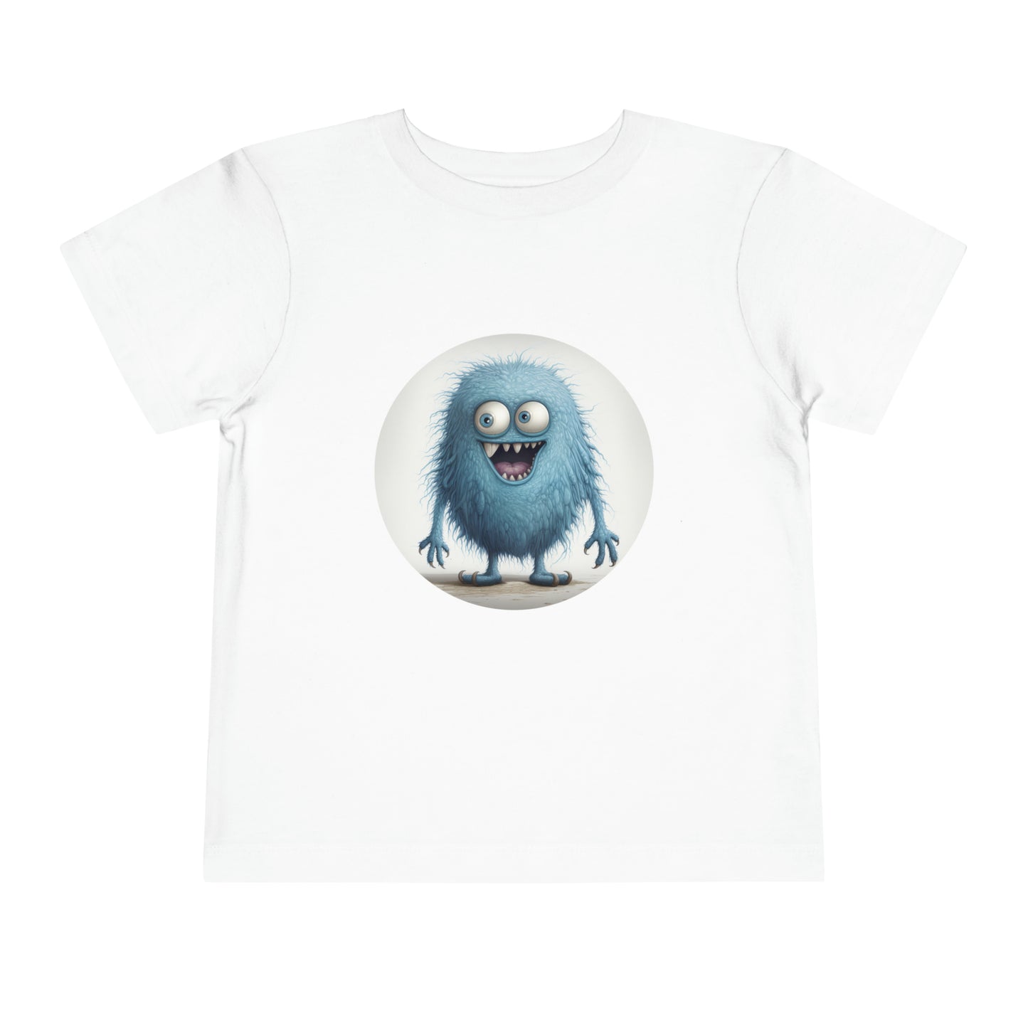 Blue Monster Toddler Short Sleeve Tee