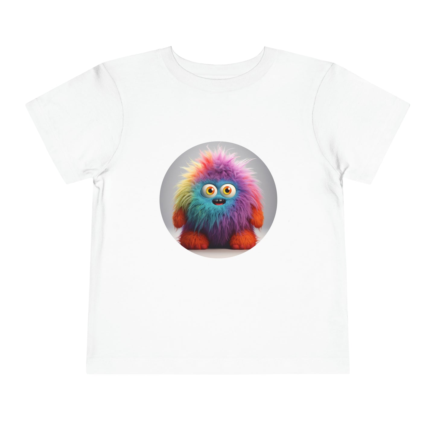 Multi Colored Monster Toddler Short Sleeve Tee