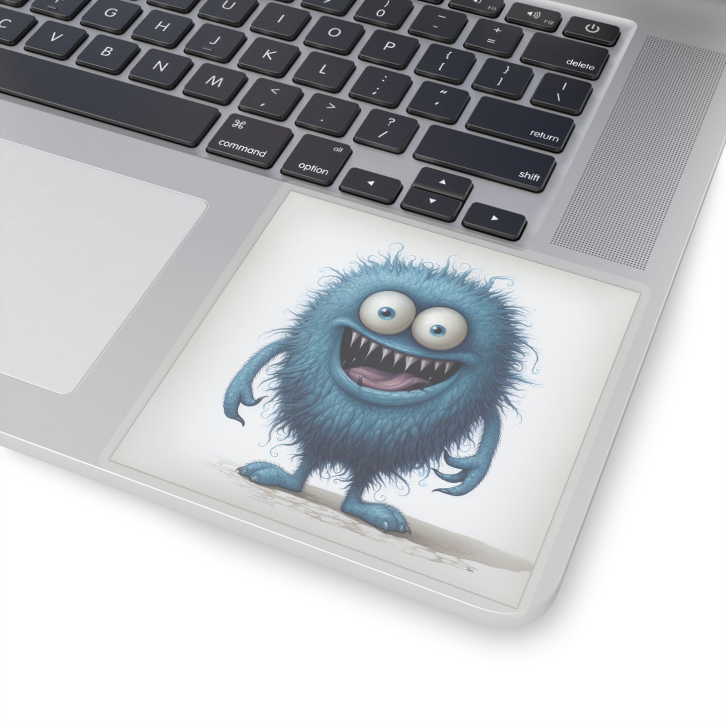 Blue Monster Kiss-Cut Stickers