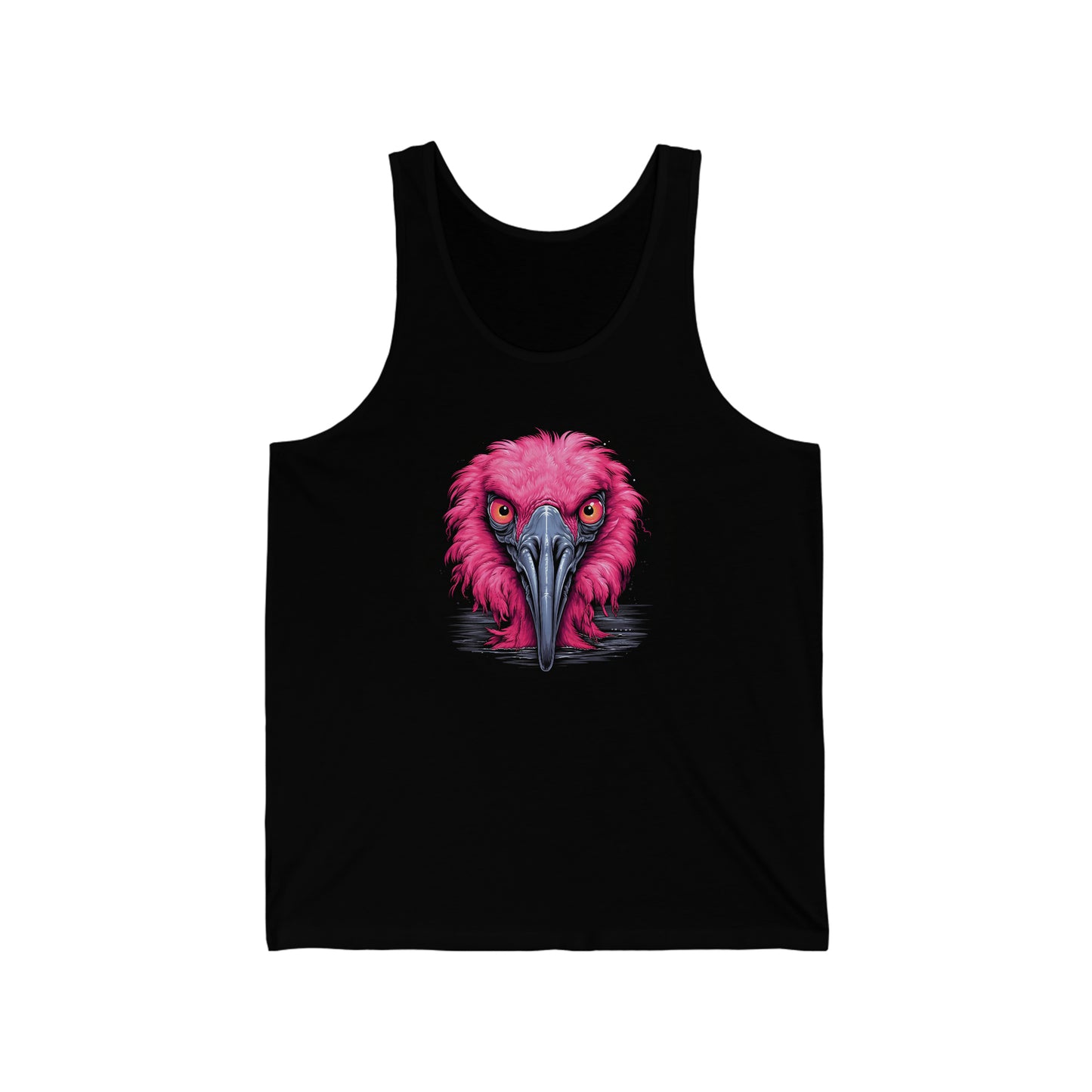 Crazy Flamingo Unisex Tank