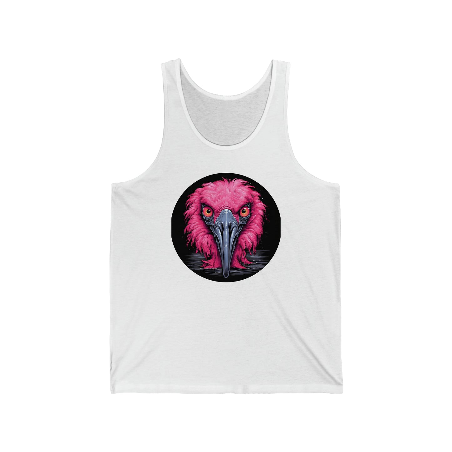 Crazy Flamingo Unisex Tank