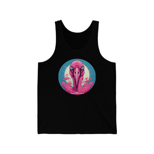 Crazy Flamingo Unisex Tank