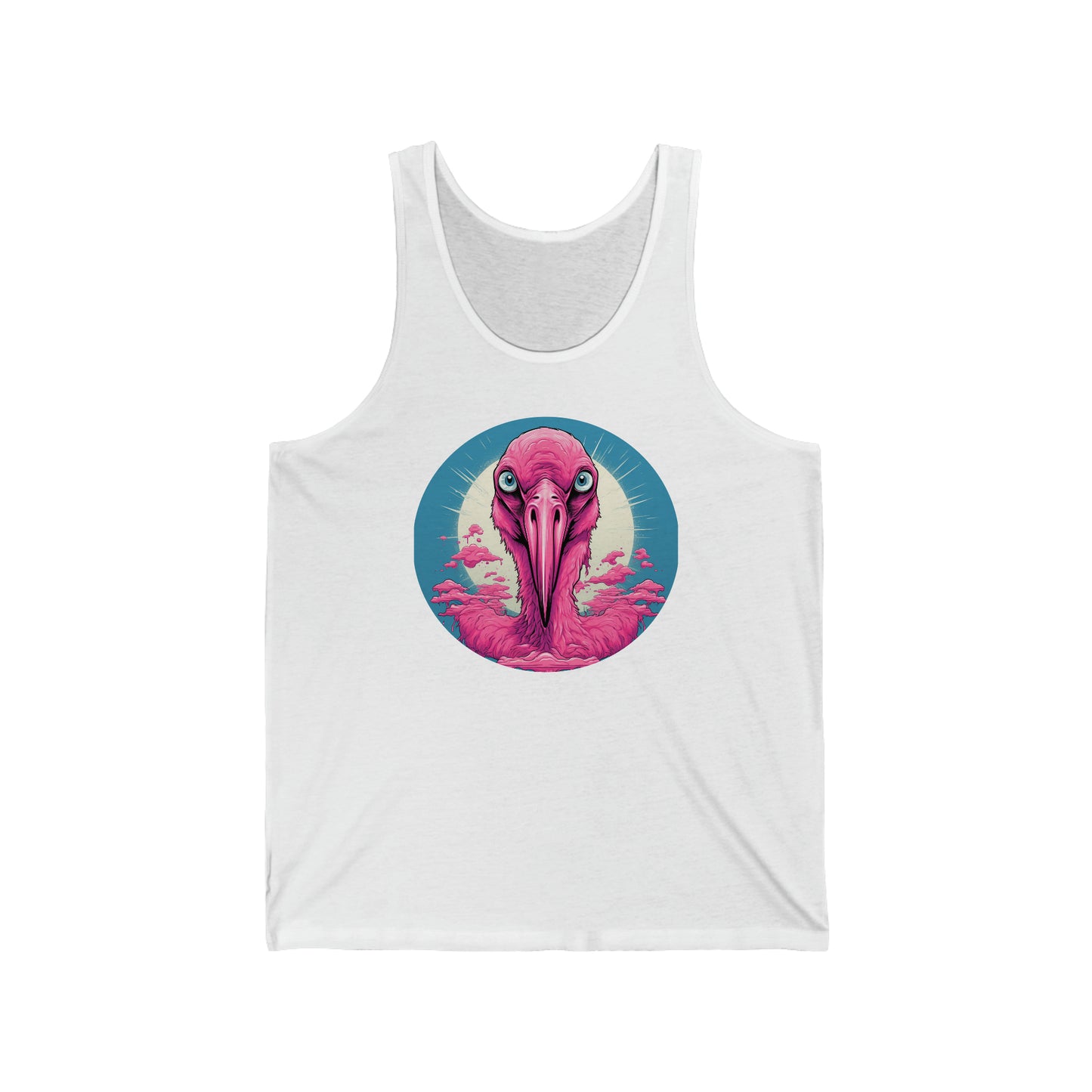 Crazy Flamingo Unisex Tank