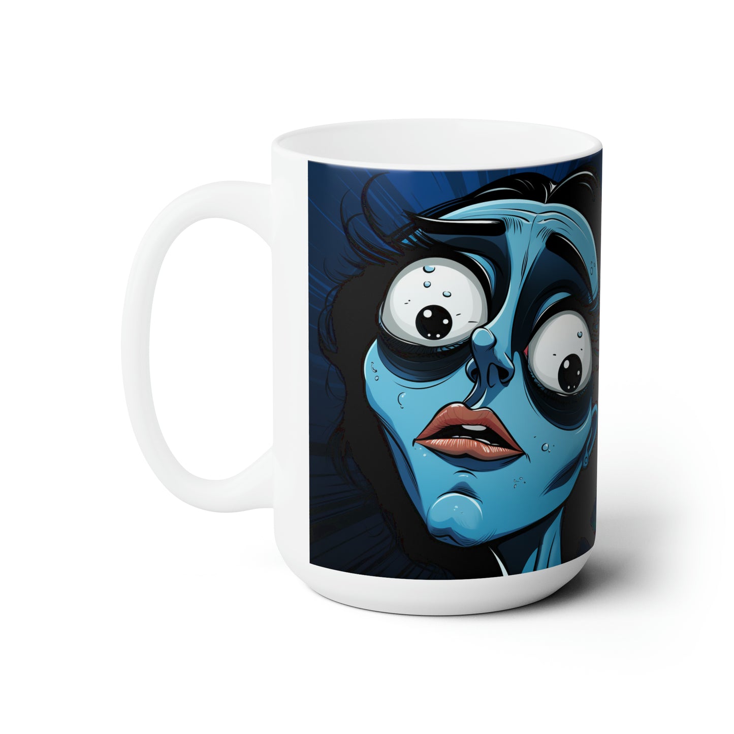 Tired As Fuck Ceramic Mug 15oz