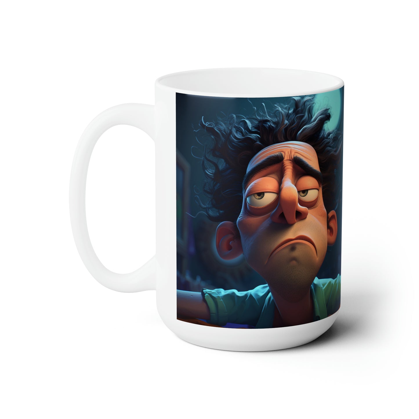 Tired As Fuck Ceramic Mug 15oz