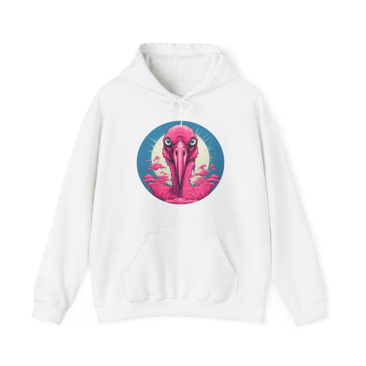 Crazy Flamingo Unisex Hooded Sweatshirt