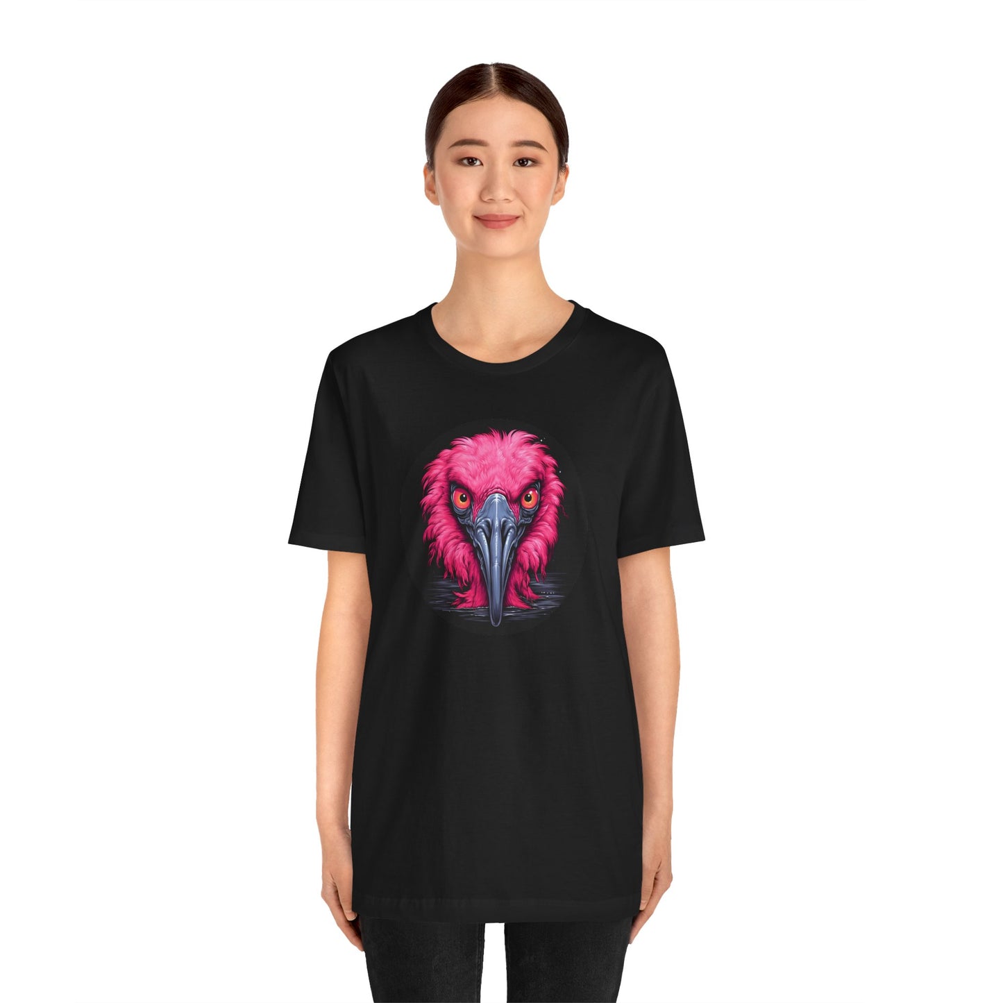 Crazy Flamingo Unisex Jersey Tee