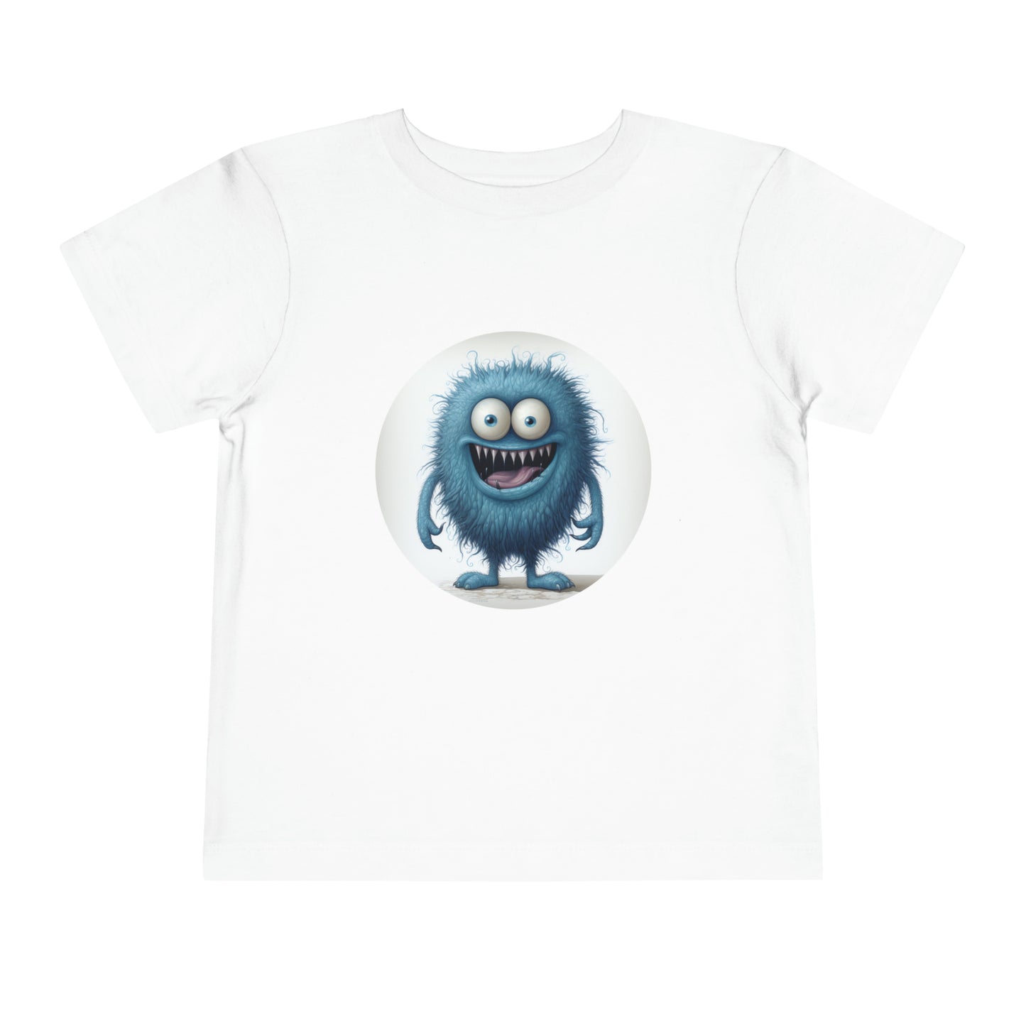 Blue Monster Toddler Short Sleeve Tee