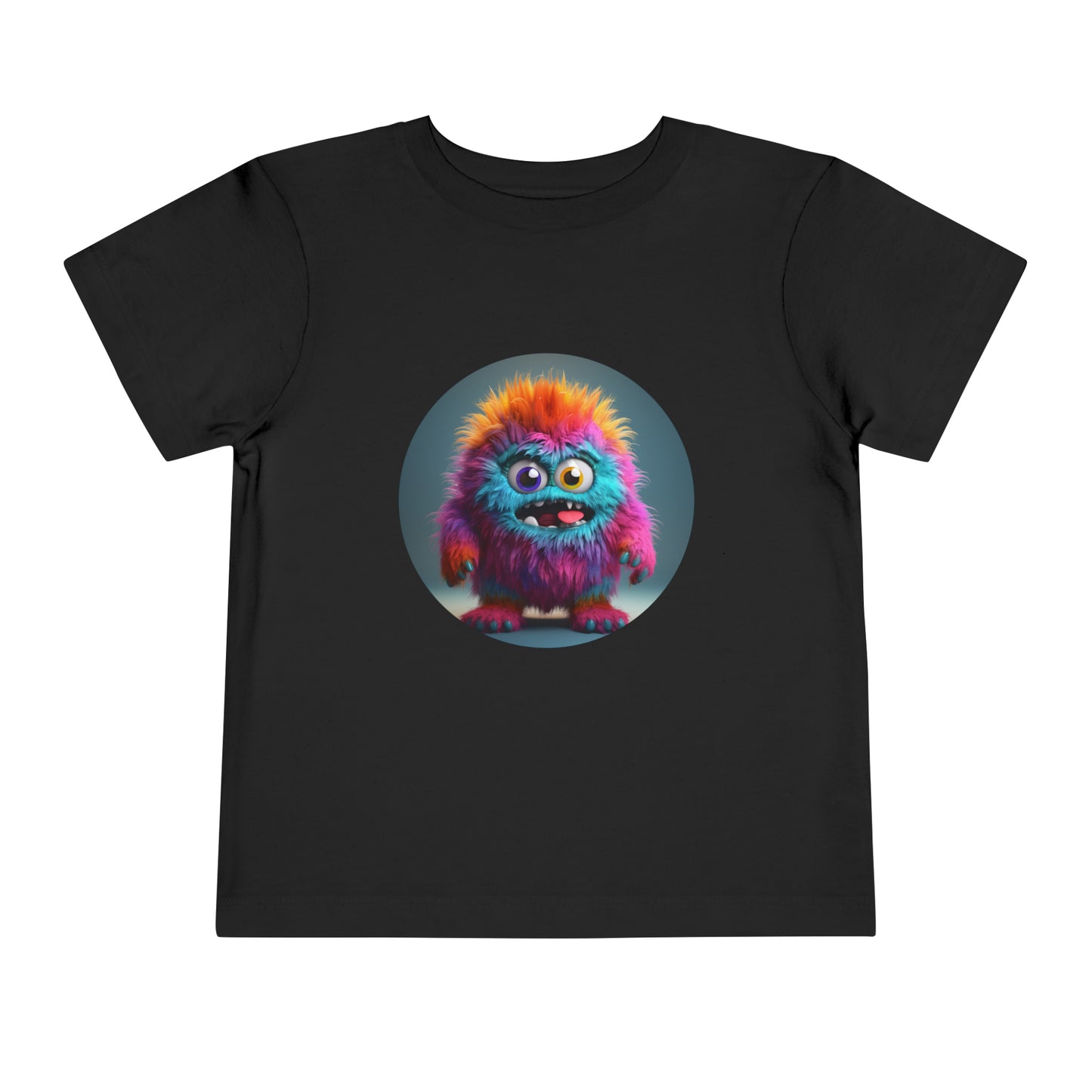 Multi Colored Monster Toddler Short Sleeve Tee