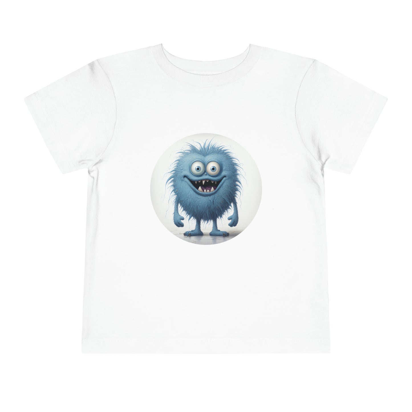 Blue Monster Toddler Short Sleeve Tee