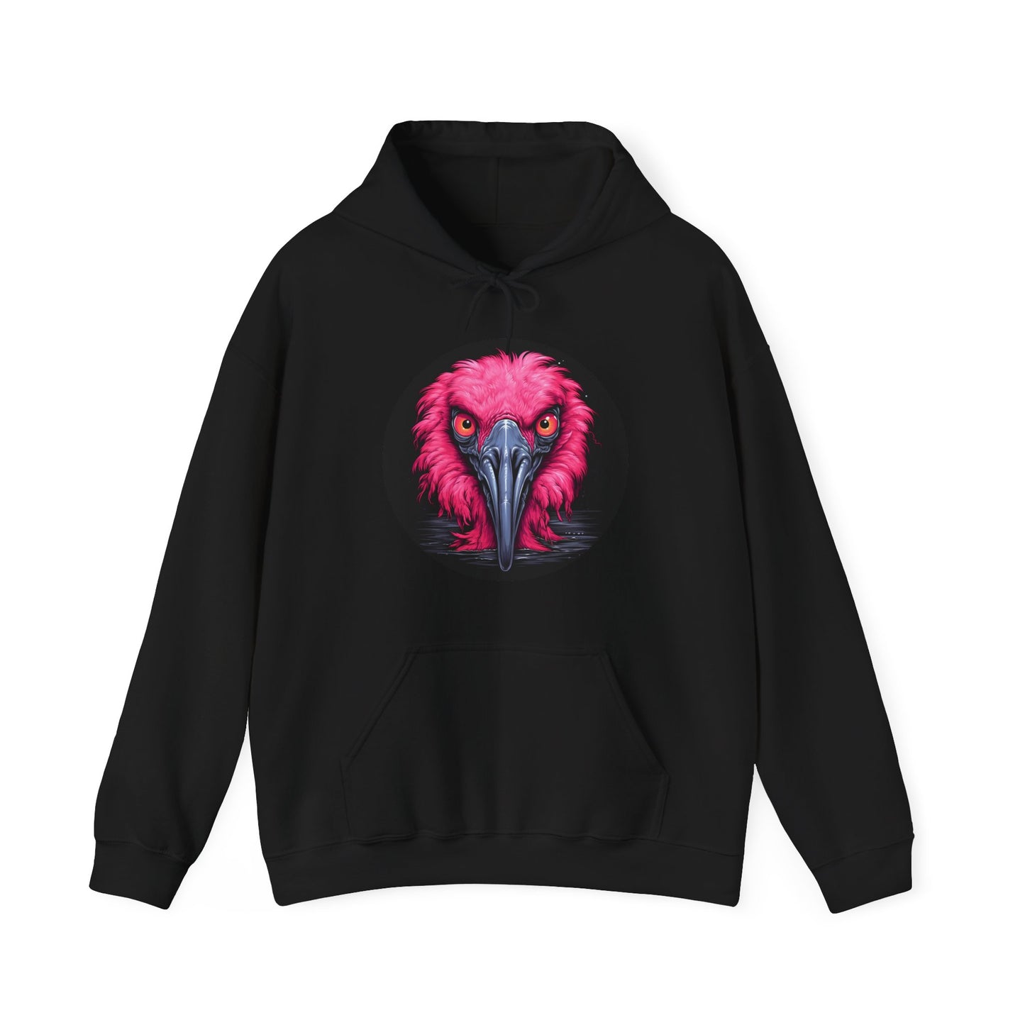 Crazy Flamingo Unisex  Hooded Sweatshirt