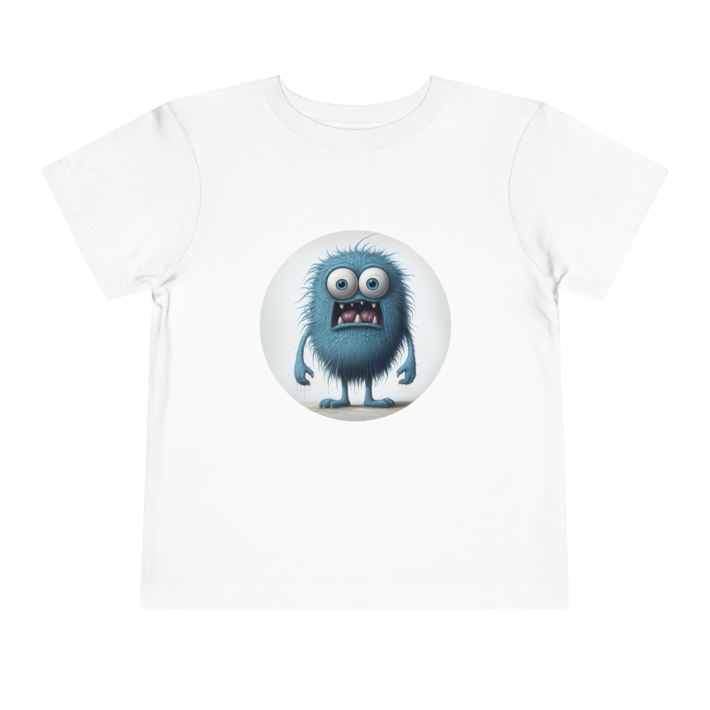 Blue Monster Toddler Short Sleeve Tee