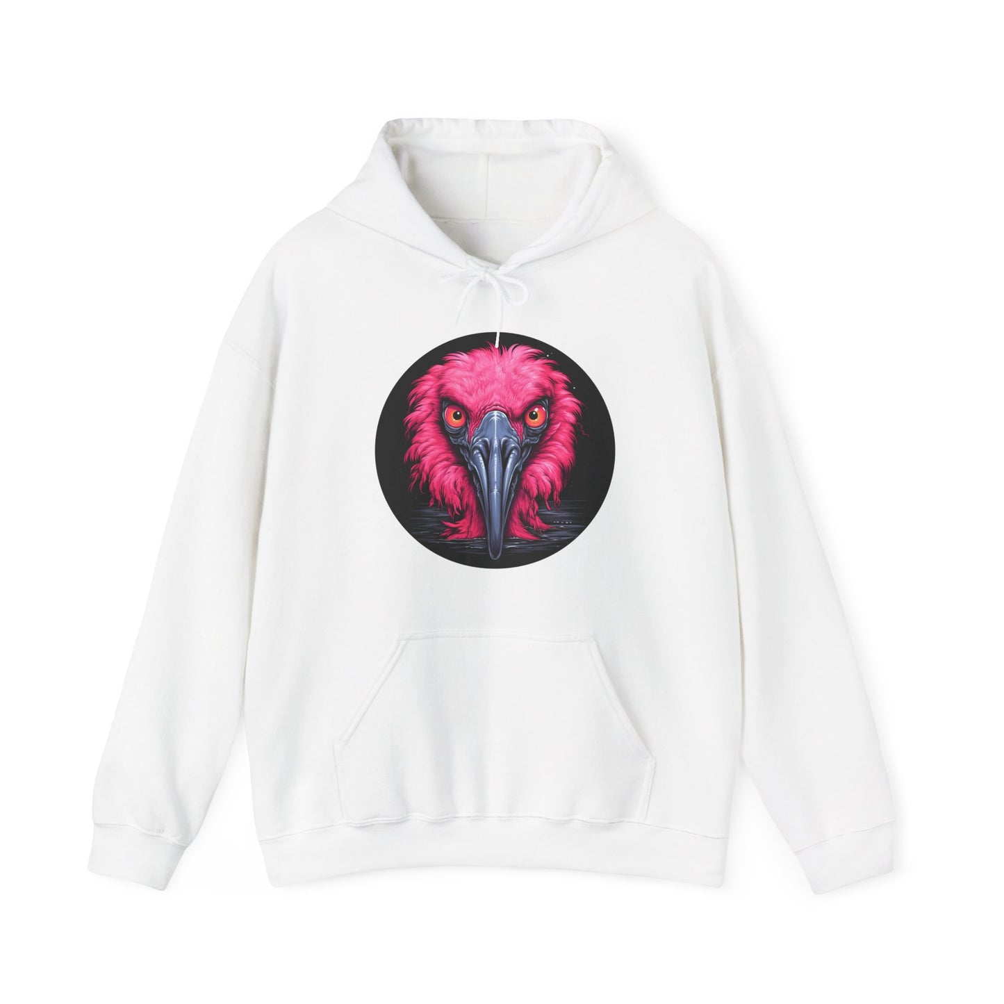 Crazy Flamingo Unisex  Hooded Sweatshirt