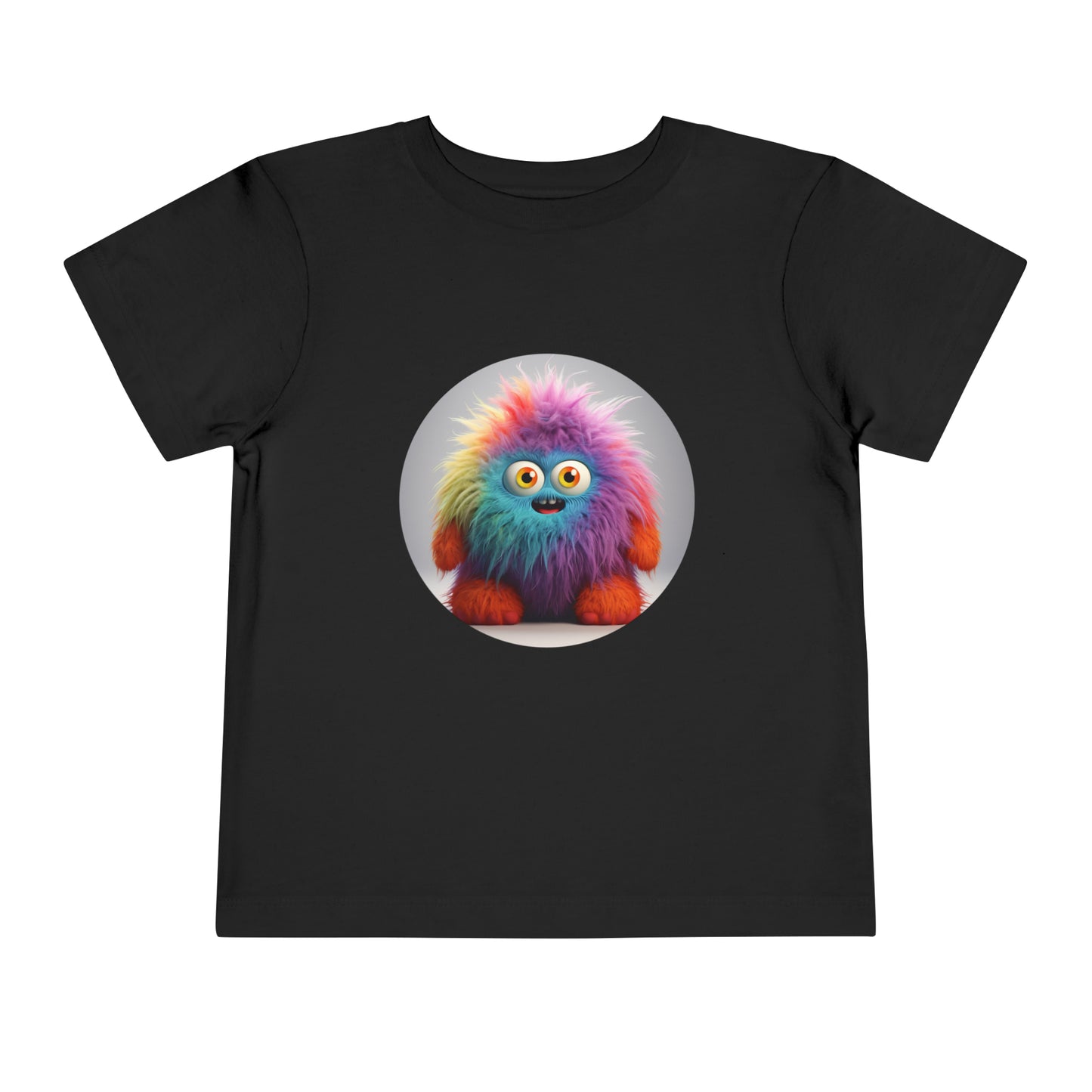 Multi Colored Monster Toddler Short Sleeve Tee