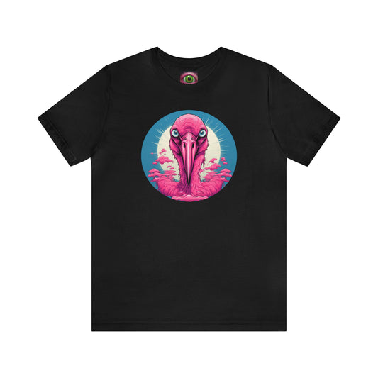 Crazy Flamingo Unisex Jersey Tee