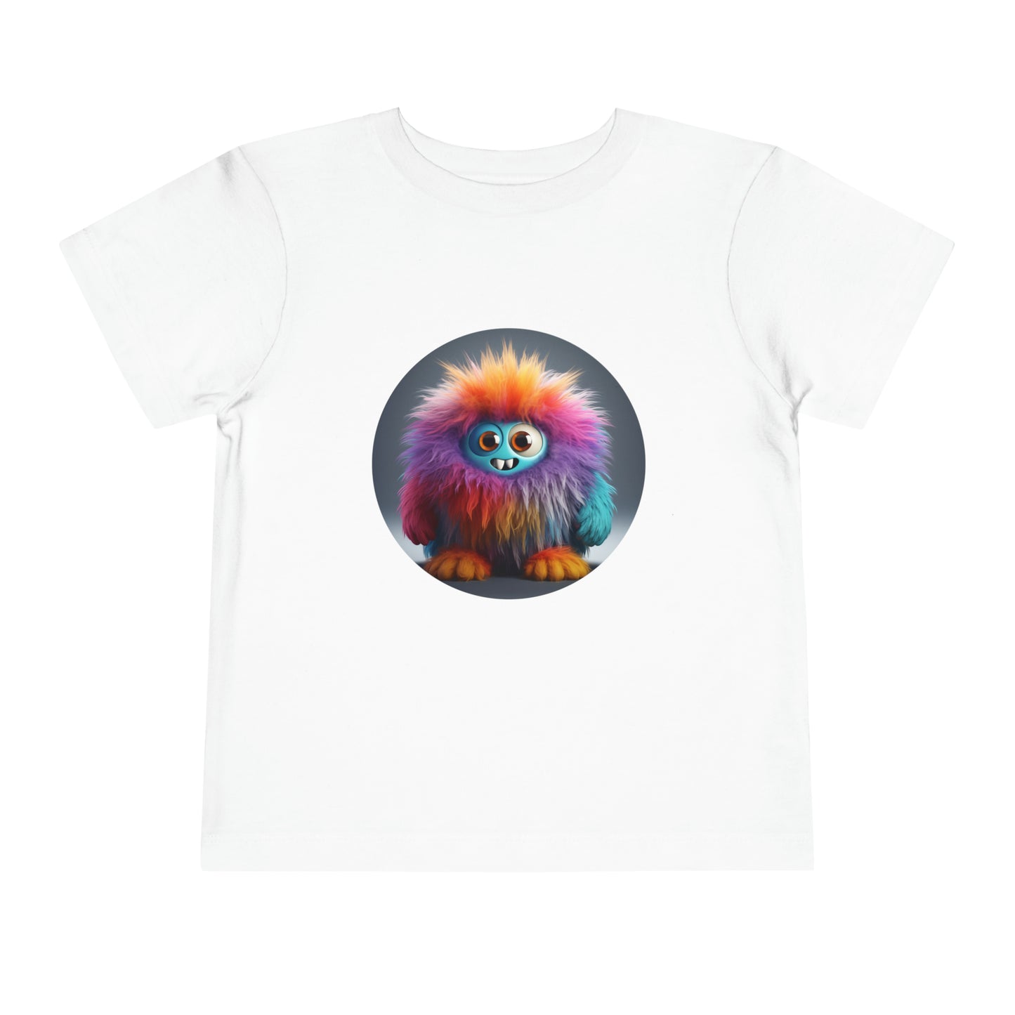 Multi Colored Monster Toddler Short Sleeve Tee