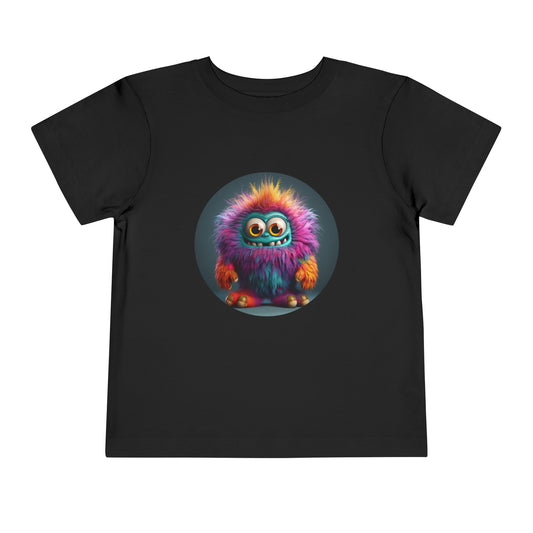 Multi Colored Monster Toddler Short Sleeve Tee