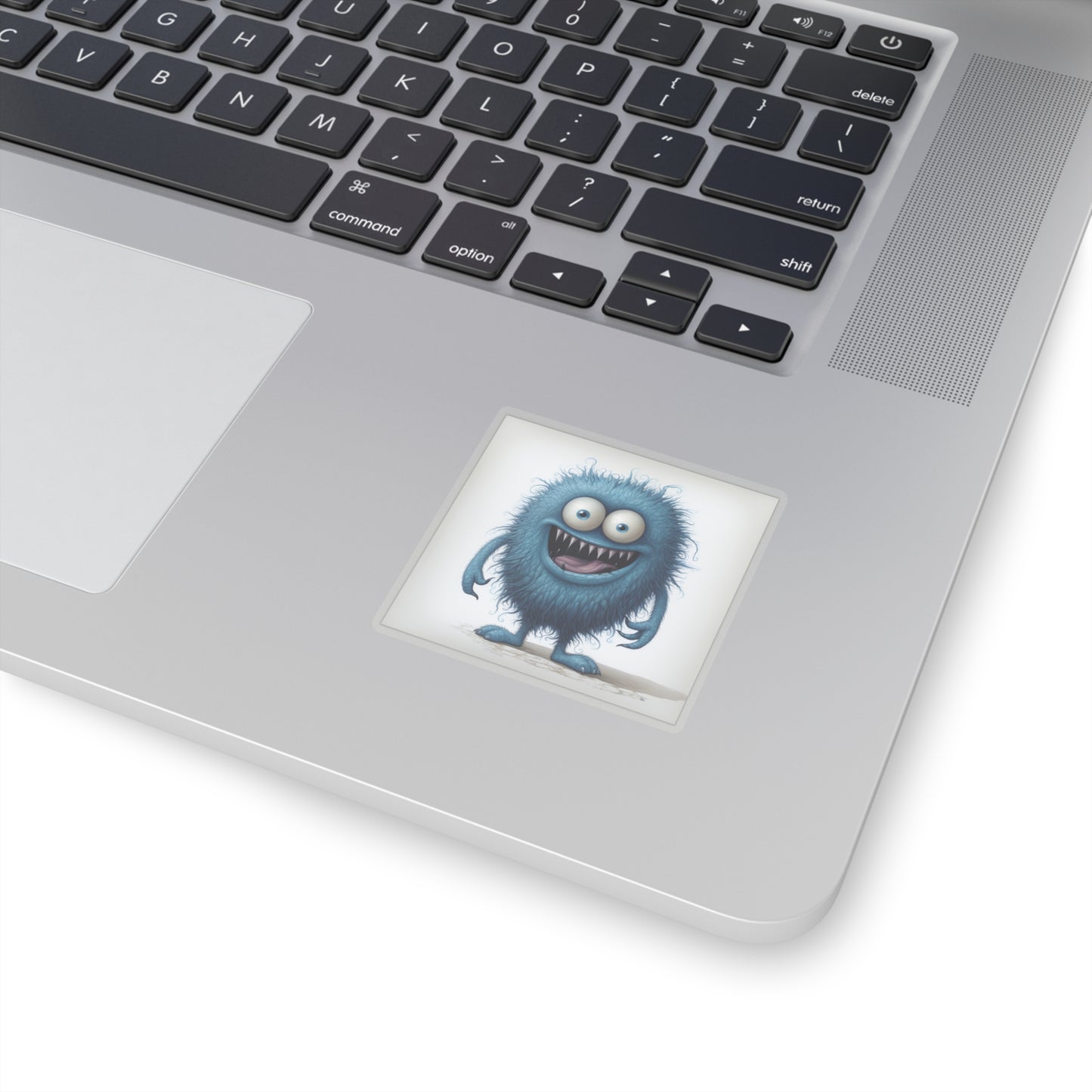 Blue Monster Kiss-Cut Stickers