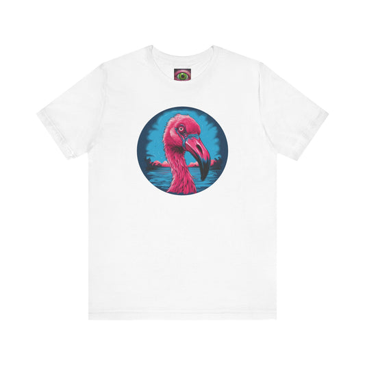 Crazy Flamingo Unisex Jersey Tee