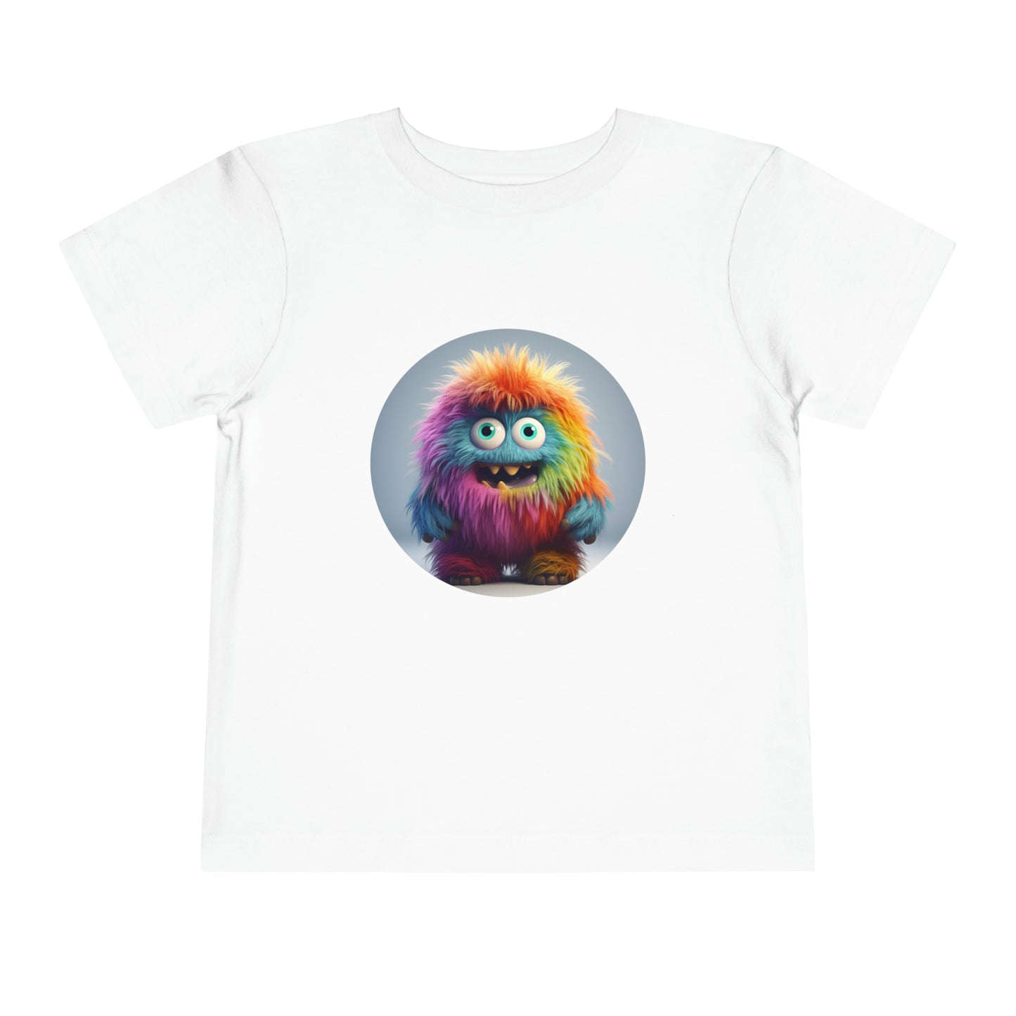 Multi Colored Monster Toddler Short Sleeve Tee