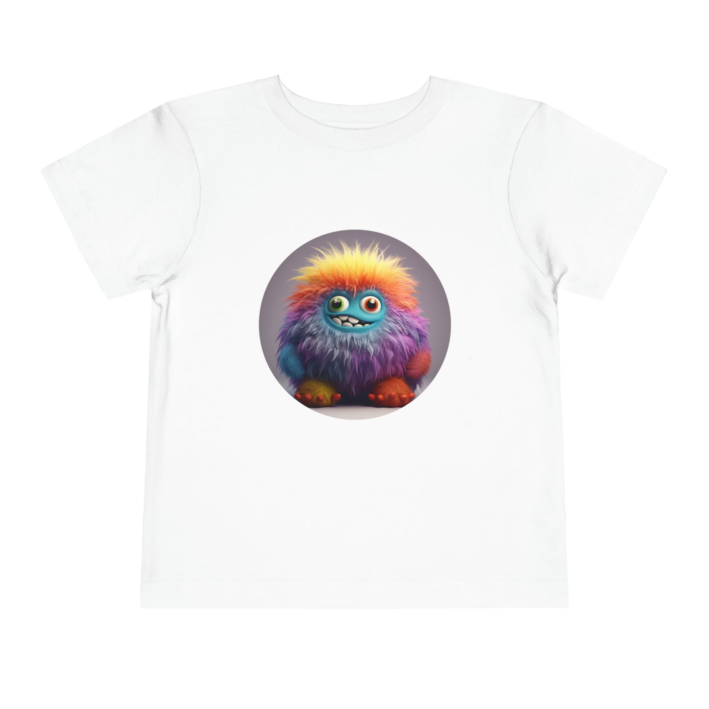 Multi Colored Monster Toddler Short Sleeve Tee