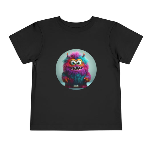 Multi Colored Monster Toddler Short Sleeve Tee